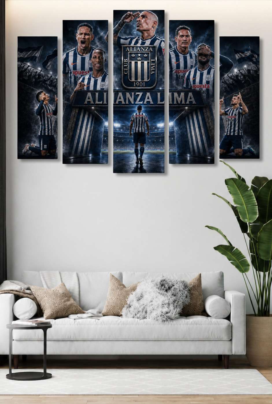 CDK-00201 - Cuadro 5 Piezas - Alianza Lima 2