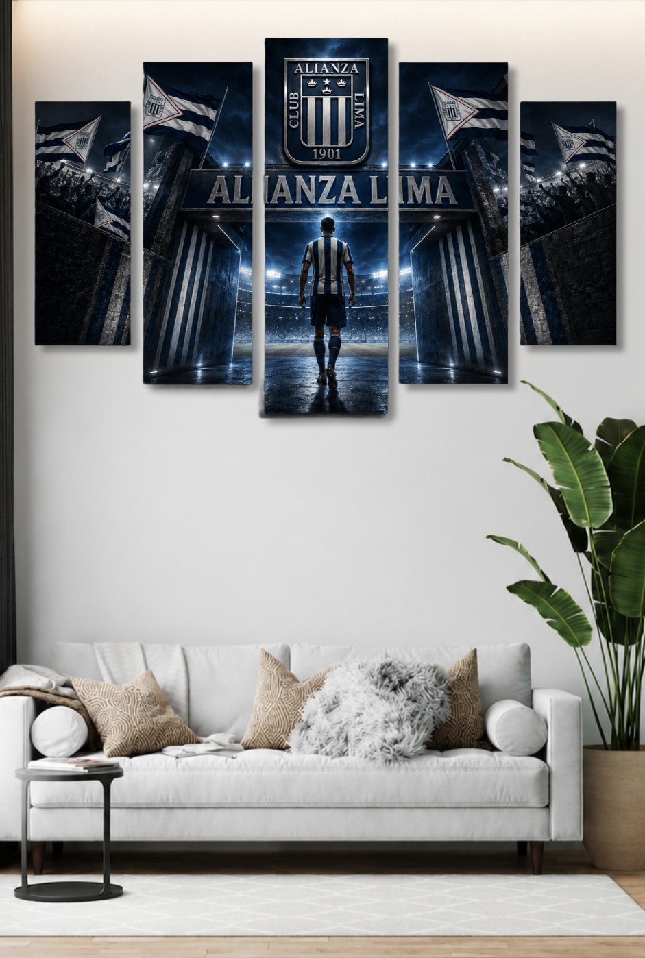 CDK-00203 - Cuadro 5 Piezas - Alianza Lima 4