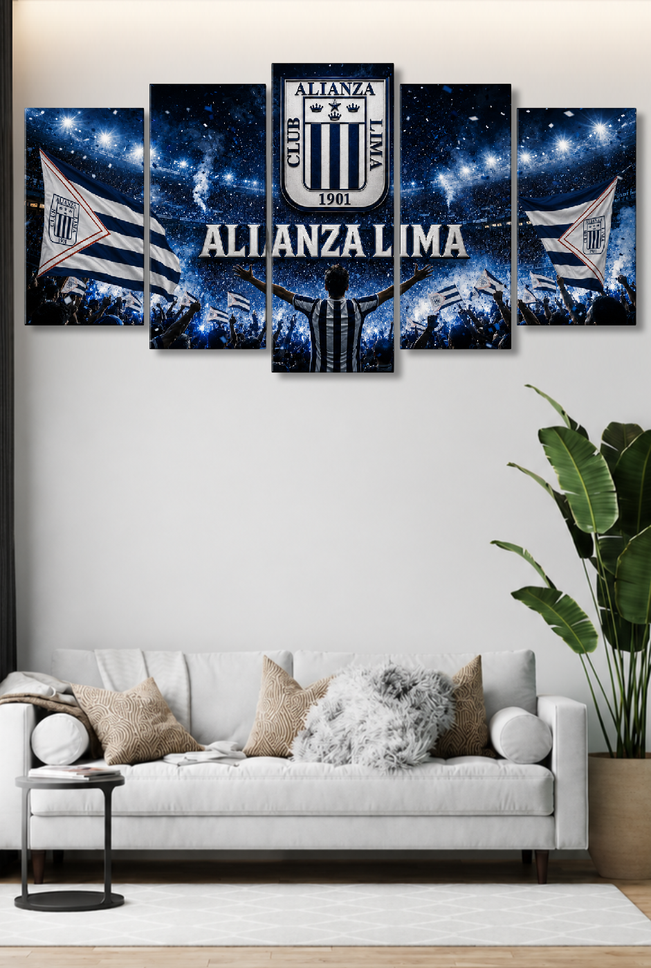 CDK-00205 - Cuadro 5 Piezas - Alianza Lima 6
