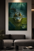 CDK-ANI-00015 - Lagarto en río