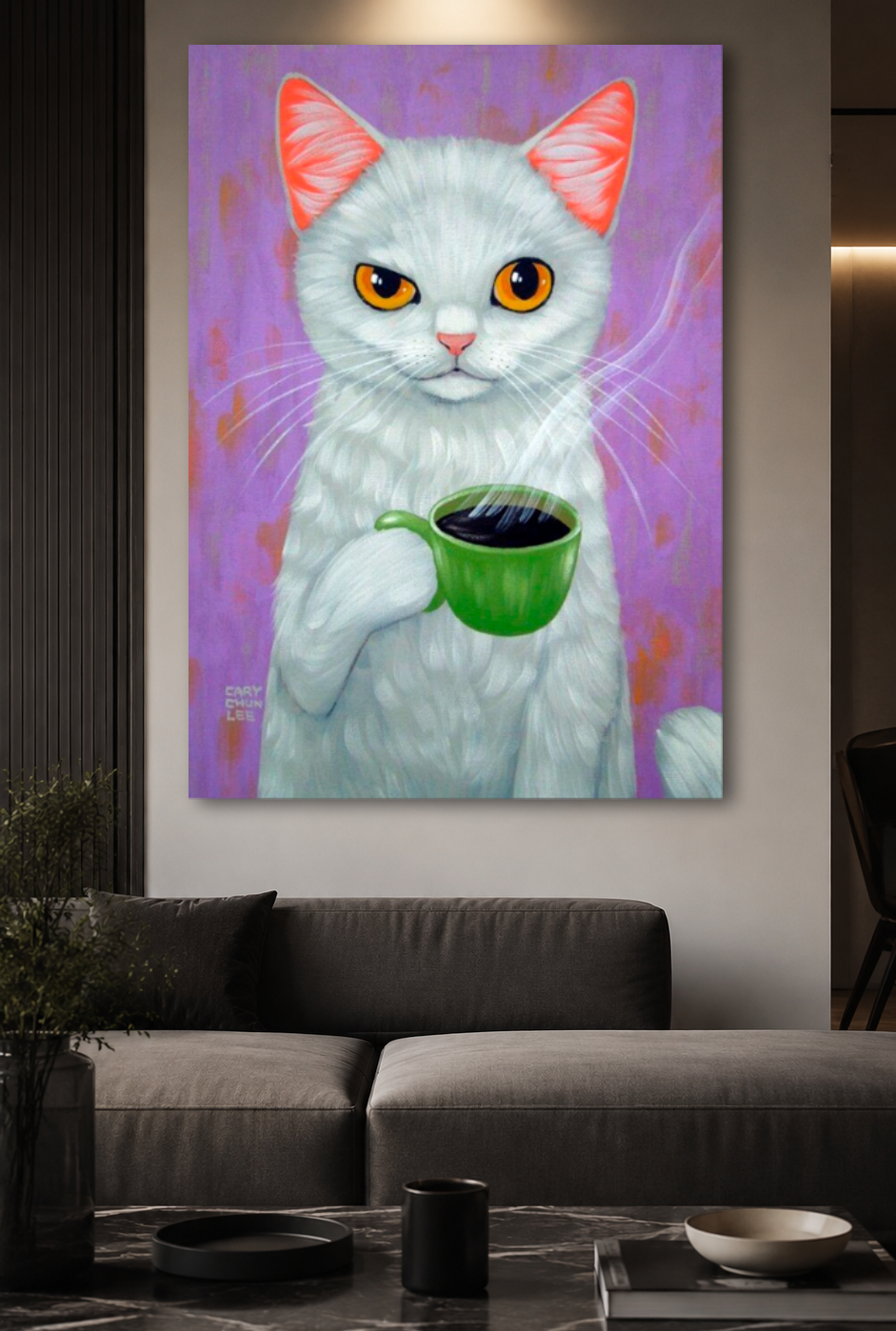CDK-ANI-00018 - Gato Tomando Cafe 2