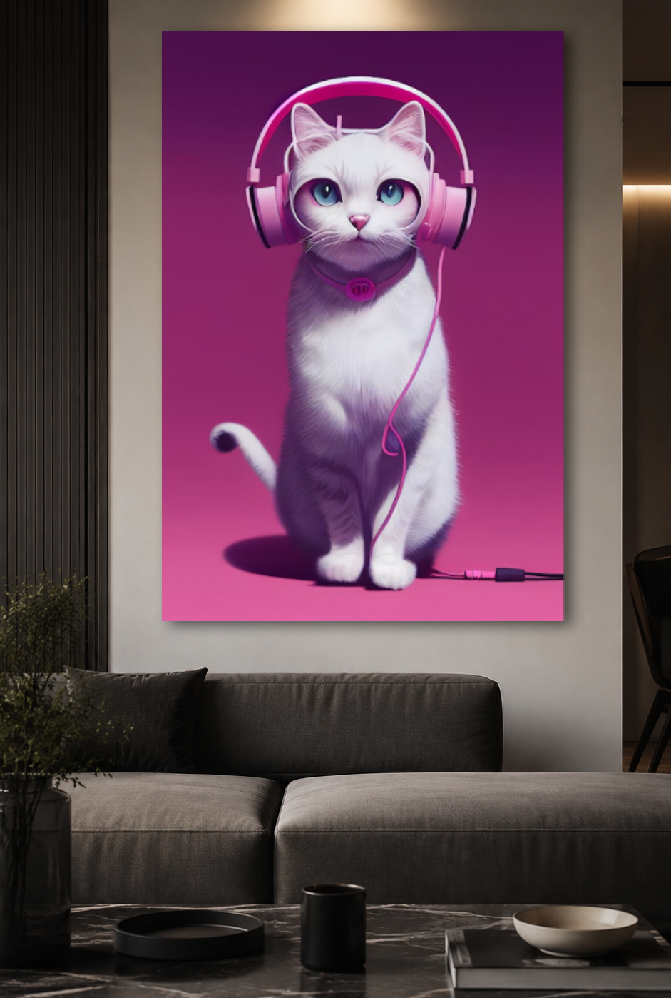 CDK-ANI-00030 - Gatita con Audifonos