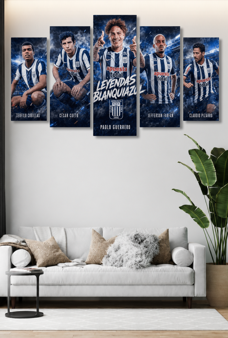 CDK-00202 - Cuadro 5 Piezas - Alianza Lima 3