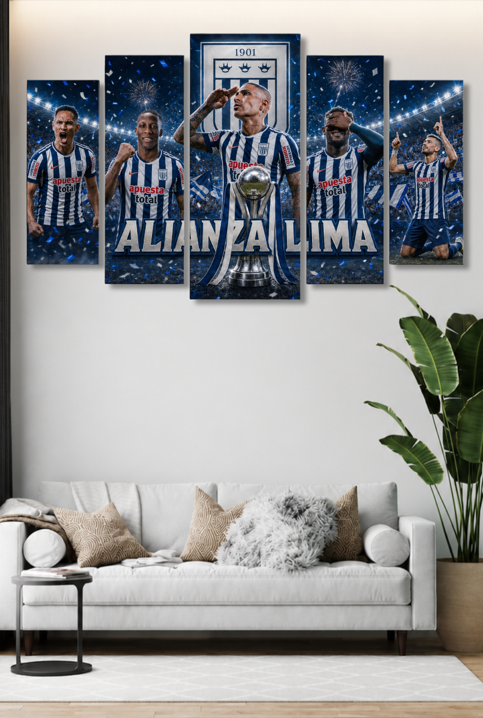 CDK-00197 - Cuadro 5 Piezas - Alianza Lima 1